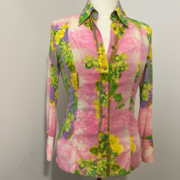 Versace Spring 2004 Silk Blouse - Picture 2 of 10